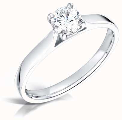 Certified Diamond 0.50ct Diamond Engagement Ring D SI1 GIA FCD28350