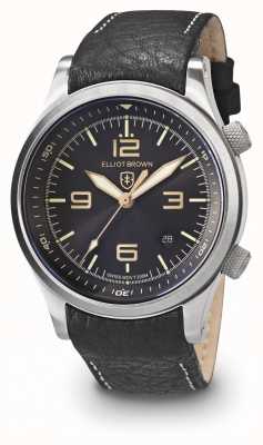 Elliot Brown Men's Canford Black And Gold Stainless Steel 202-021-L17