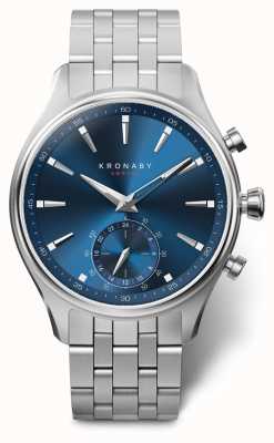 Kronaby 41mm SEKEL Blue Dial Stainless Steel Bracelet A1000-3119 S3119/1