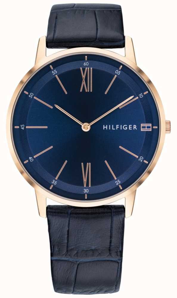 hilfiger blue watch