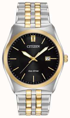 Citizen Men's Corso Eco-Drive Stainless-steel & Gold IP Black Dial Watch BM7334-58E