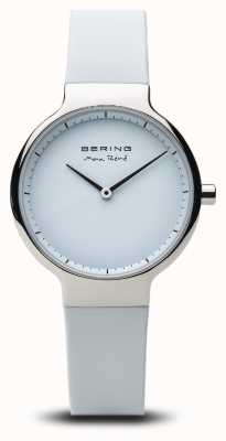 Bering Max René | Polished Silver | Silicone Strap 15531-904