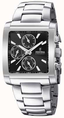 Festina | Men's Stainless Steel Chronograph | Black Dial | F20423/3