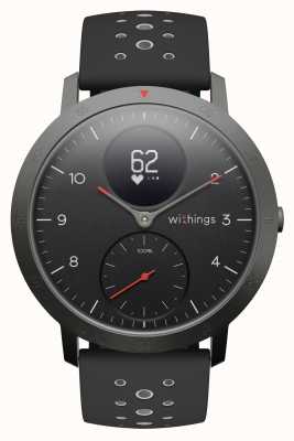 Withings Steel HR Sport 40mm Black Dial Black Silicone Strap HWA03B-40BLACK-SPORT-ALL-INTER