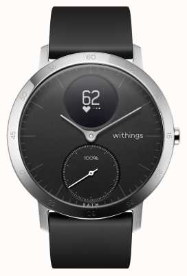 Withings Steel HR 40mm Black Silicone Strap HWA03-40BLACK-ALL-INTER