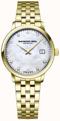 Raymond Weil | Women's Toccata Diamond | Gold Stainless Steel Bracelet | 5985-P-97081