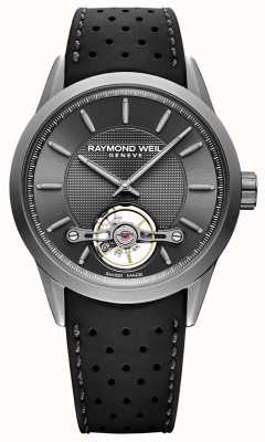 Raymond Weil Men's | Freelancer Automatic Grey Dial | Black Rubber Strap | 2780-TIR-60001