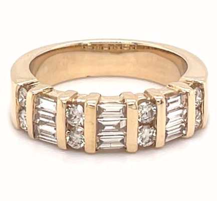 Perfection Diamond 9k Yellow Gold 1.00ct Diamond Cluster Ring G12383