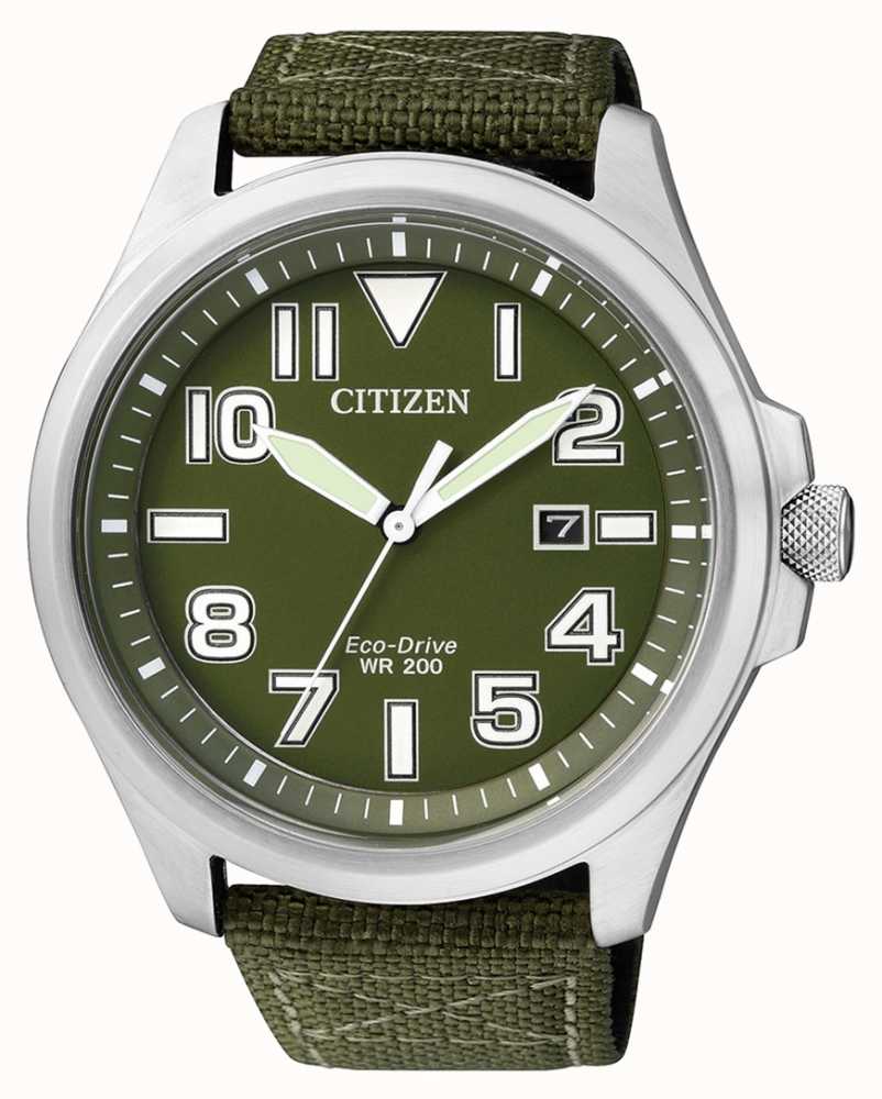 CTO - Men's Eco-Drive BM6985-55E Green Accents Watch