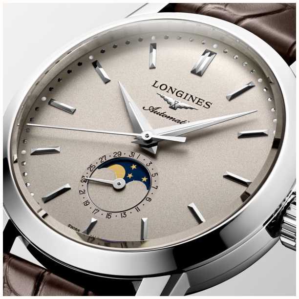 LONGINES 1832 Collection Men s Moon Phase Swiss Automatic