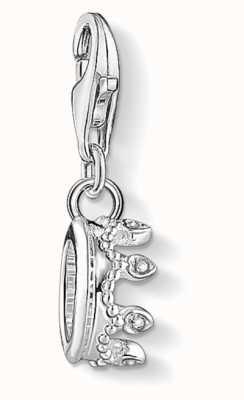 Thomas Sabo | Charm Pendant 'Crown' | White Zirconia | Sterling Silver | 1796-051-14