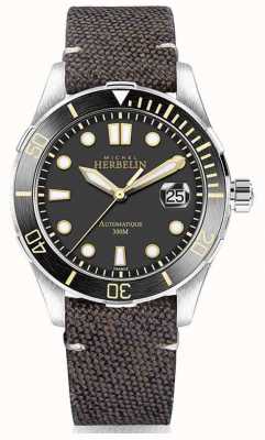 Herbelin | Men's | Trophy | Brown Canvas Leather Strap | 1660/ATN14