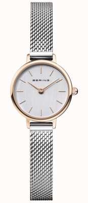 Bering | Women's Classic | Steel Mesh Bracelet | Grey Dial | 11022-064