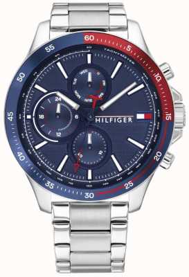 tommy hilfiger red and blue watch