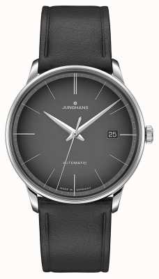 Junghans Meister Automatic Black leather Black Dial 027/4051.00