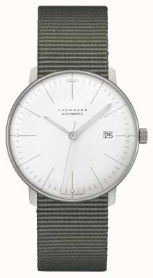 Junghans Max Bill Automatic Textile Strap Sapphire Glass 027/4001.02