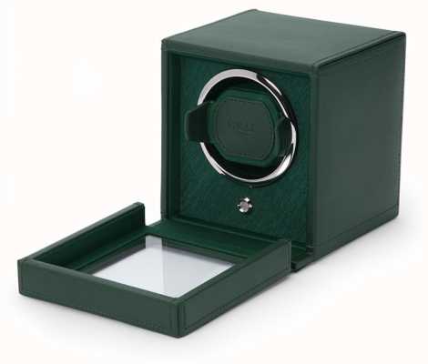 WOLF Cubs Green Single Watch Winder With Cover 461141