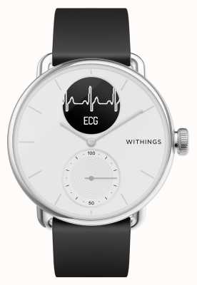 Withings Scanwatch 38mm White - Hybrid Smartwatch with ECG HWA09-MODEL 1-ALL-INT