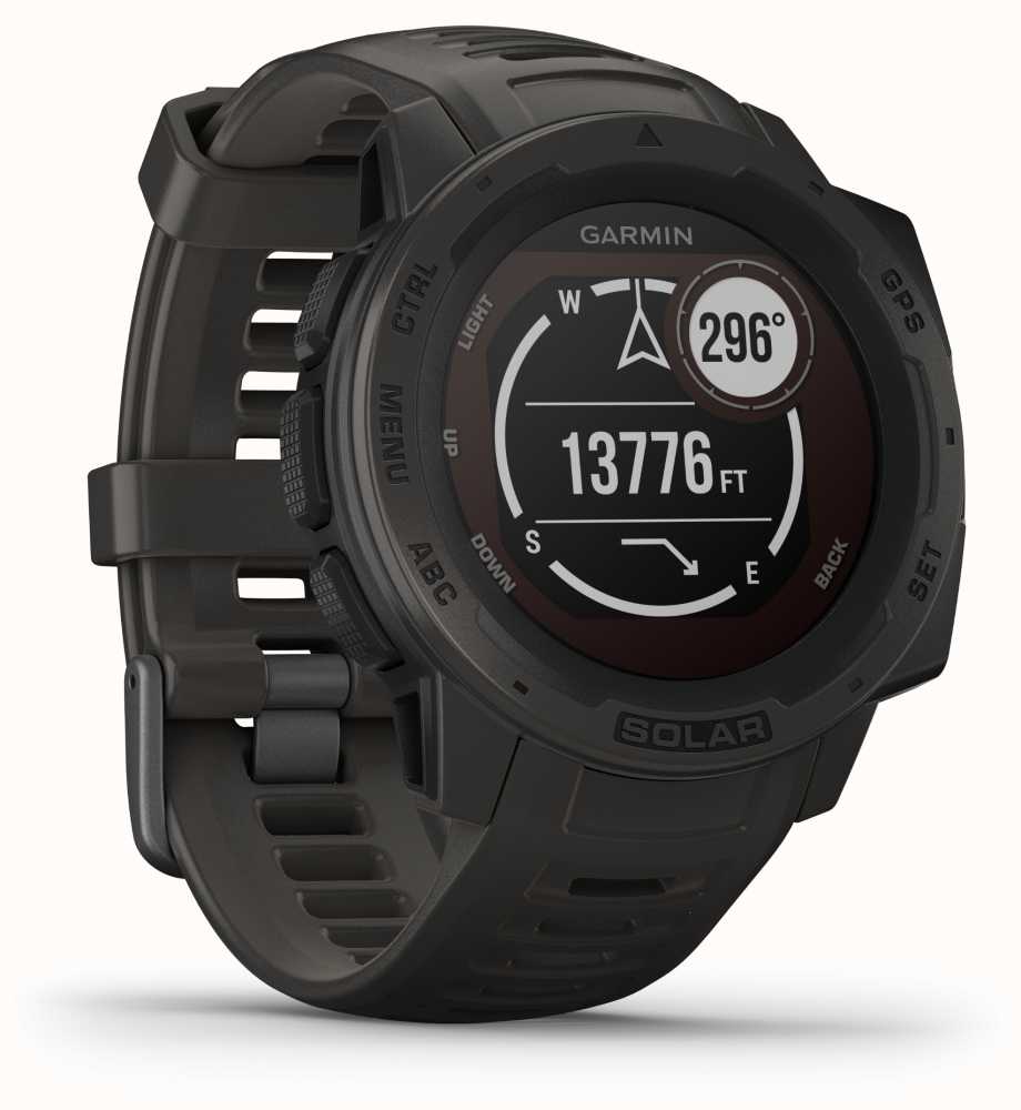 garmin instinct solar graphite watch