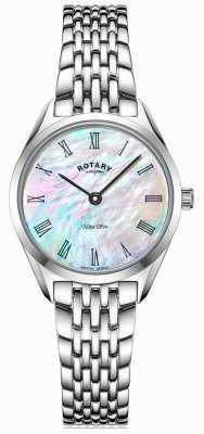 Rotary Ultra Slim Women's Silver Bracelet Watch LB08010/41
