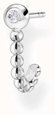 Thomas Sabo Sterling Silver Single Drop Earring | Silver Dots H2160-051-14