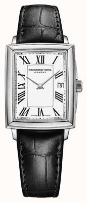 Raymond Weil Women's Toccata | Black Leather Strap | White Dial 5925-STC-00300