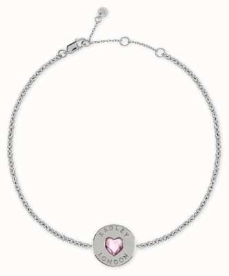 Radley Jewellery Sterling Silver Heart Disc Bracelet RYJ3079