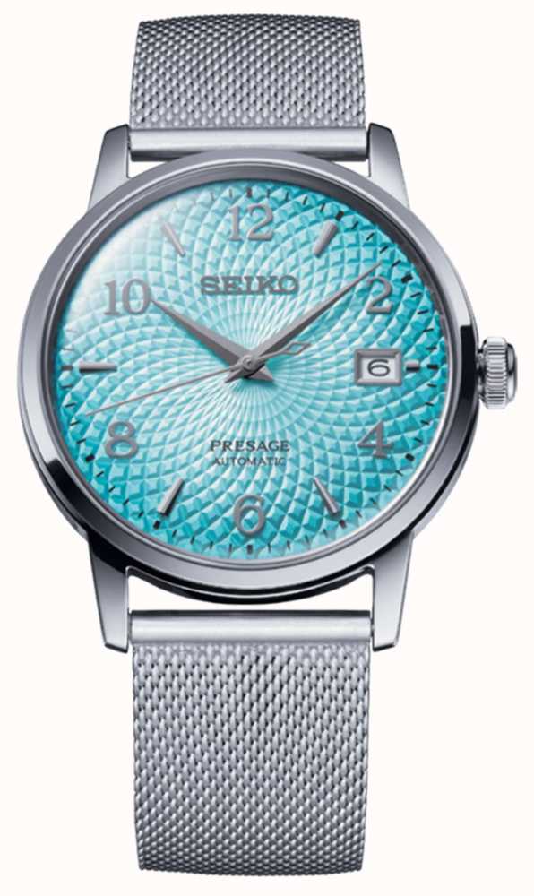 Seiko Limited Edition Presage | Steel Mesh Bracelet | Blue Dial SRPE49J1 -  First Class Watches™ AUS