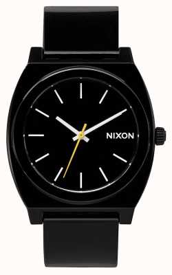 Nixon Time Teller P | Black | Black Plastic Strap | Black Dial A119-000-00