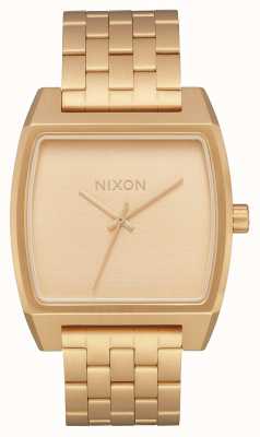 Nixon Time Tracker | All Gold | Gold IP Steel Bracelet | Gold Dial A1245-502-00