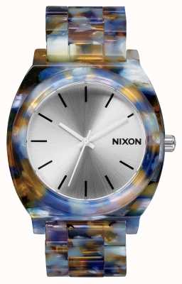 Nixon Time Teller Acetate | Watercolour Acetate | Silver Dial A327-1116-00