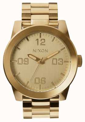 Nixon Corporal SS | All Gold | Gold IP Steel Bracelet | Gold Dial A346-502-00