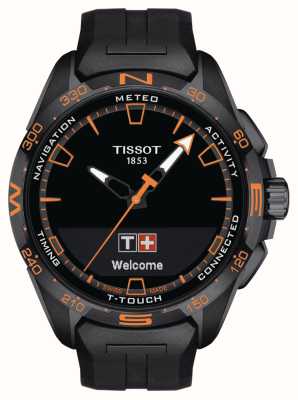 Tissot T-Touch Connect Solar PVD Titanium (47.5mm) Black Dial / Black Synthetic Strap T1214204705104