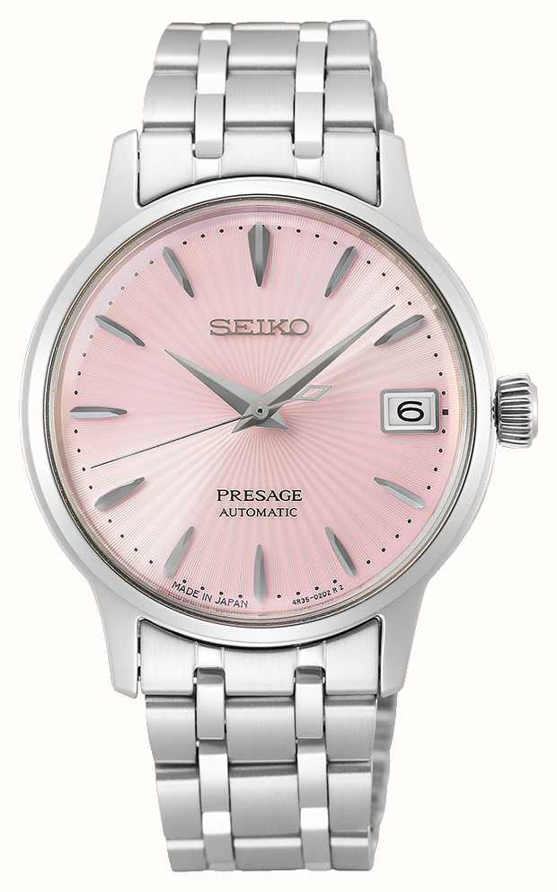 Seiko Presage Automatic | Women's | Stainless Steel Bracelet | Pink Dial  SRP839J1 - First Class Watches™ AUS
