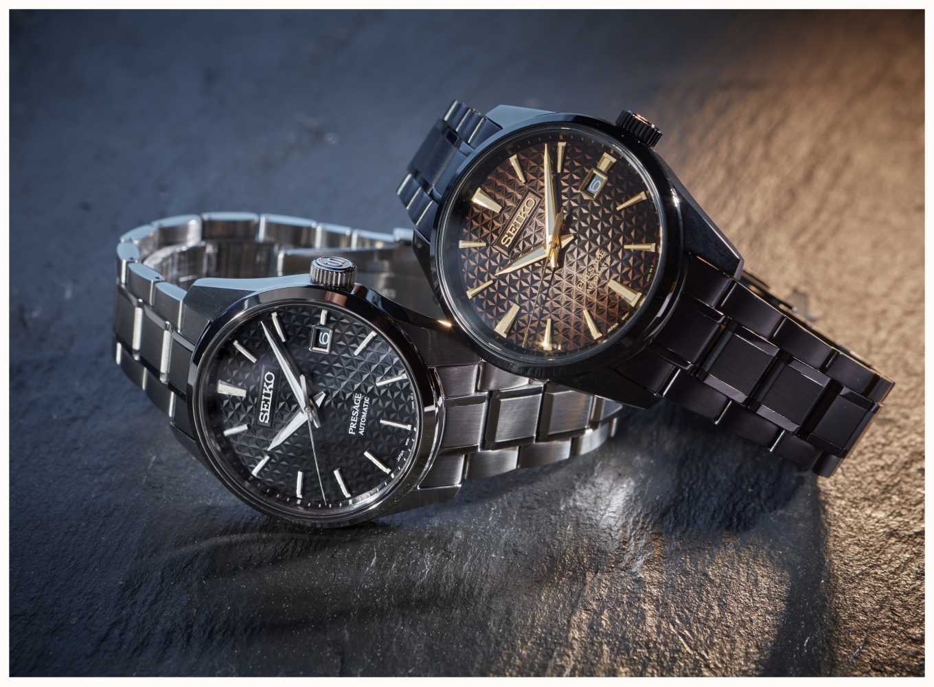 Seiko Men's Presage Sharp Edged Series Black Dial SPB203J1 - First Class  Watches™ AUS