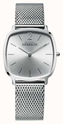Michel Herbelin City | Silver Dial | Stainless Steel Mesh Bracelet 16905/11B