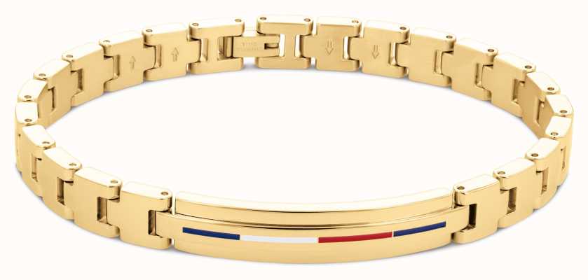 Tommy Hilfiger Men's Iconic ID Bracelet Gold Plated 2790311