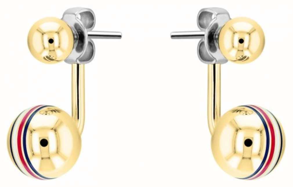 tommy hilfiger gold earrings