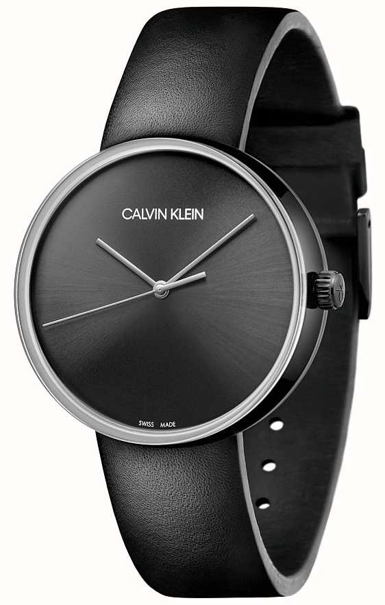 calvin klein watch with black dial