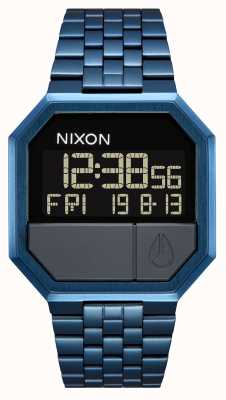 Nixon Re-Run | Blue Stainless Steel | Retro Watch A158-300