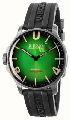 U-Boat Darkmoon 44mm Noble Green SS / Rubber Strap 8702/B
