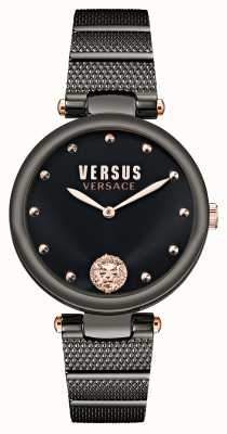 Versus Versace Versus Los Feliz Black Plated Watch VSP1G0721