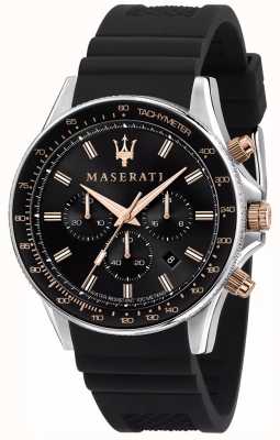 Maserati SFIDA Men's Silicone Strap Watch R8871640002