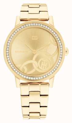 Tommy Hilfiger Maya Gold Plated Steel Gold Dial 1782437