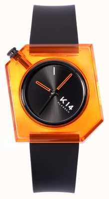 Klasse14 K14 Think Orange 40mm Black Silicone Strap WKF19OE001M