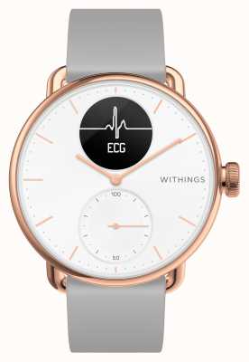 Withings Scanwatch 38mm Rose Gold Hybrid Smartwatch With ECG HWA09-MODEL 5-ALL-INT