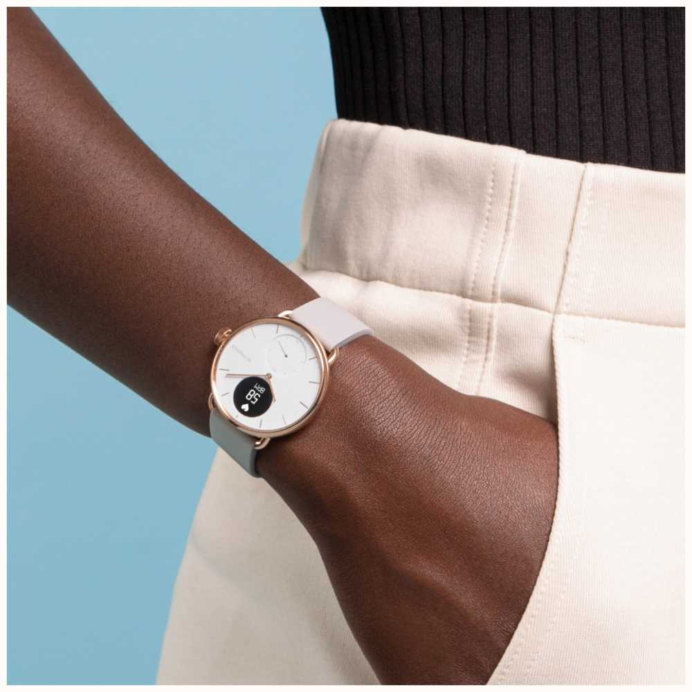withings rose gold watch