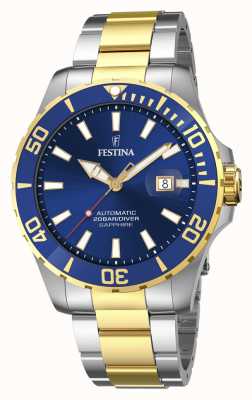 Festina Men's Automatic 44 mm Blue Dial Watch F20532/1