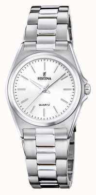 Festina Women's | White Dial | Stainless Steel Bracelet F20553/2