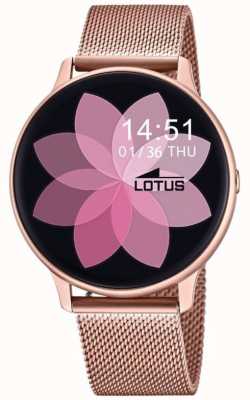 Lotus SmarTime Rose Gold Steel Mesh Bracelet L50015/1
